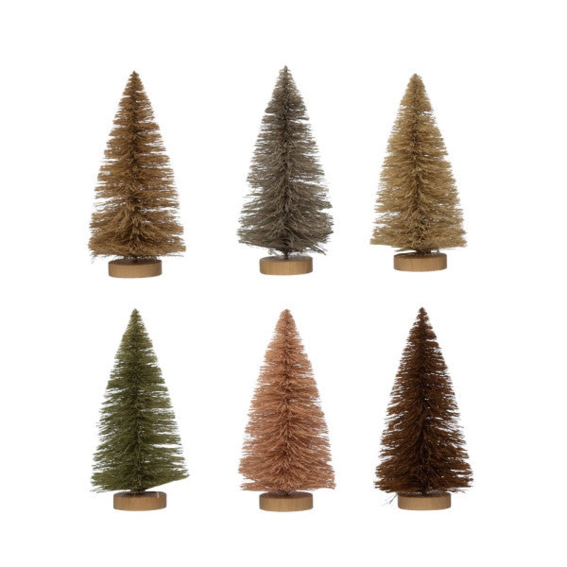 Sisal Bottle Brush Tree - 6"