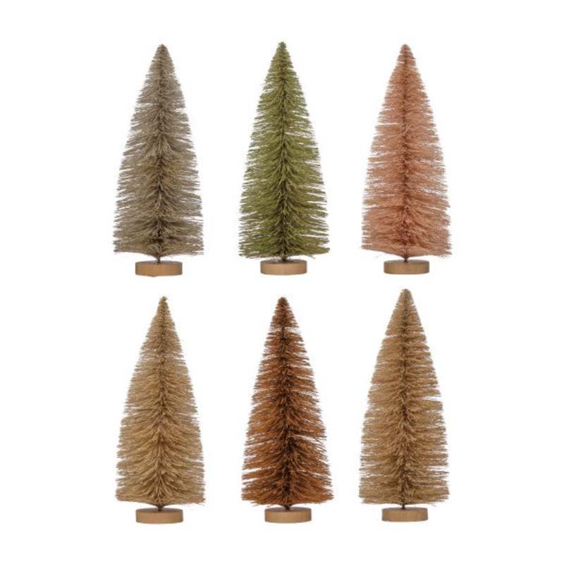 Sisal Bottle Brush Tree - 9"