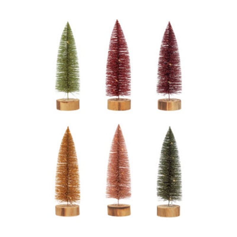 Assorted 11" Bottle Bush Trees