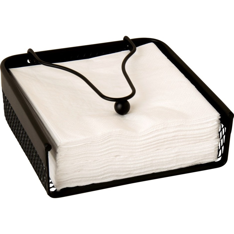 Black Wire Napkin Holder - Lunch