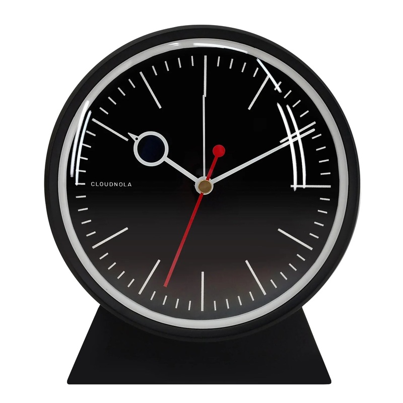 Bloke Desk + Alarm Clock - Black