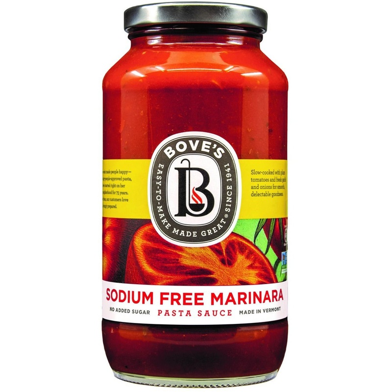 Boves Sodium Free Marinara Sauce