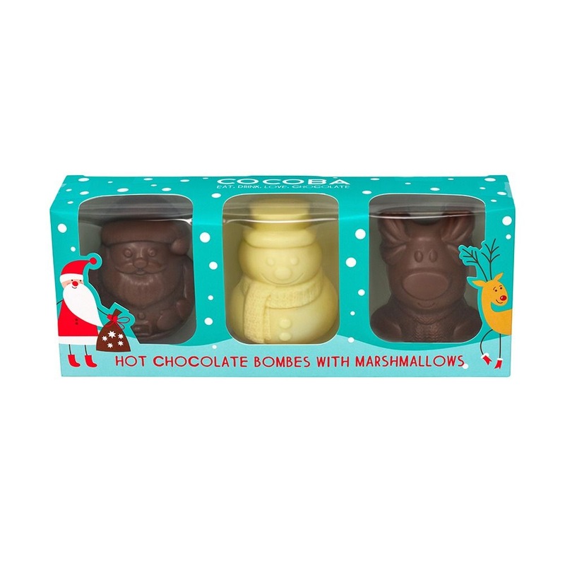 Cocoba Christmas Hot Chocolate Bombe 3 pack