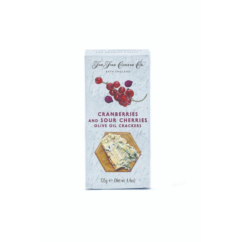 Cranberry, Sour Cherry & Olive Oil Crackers