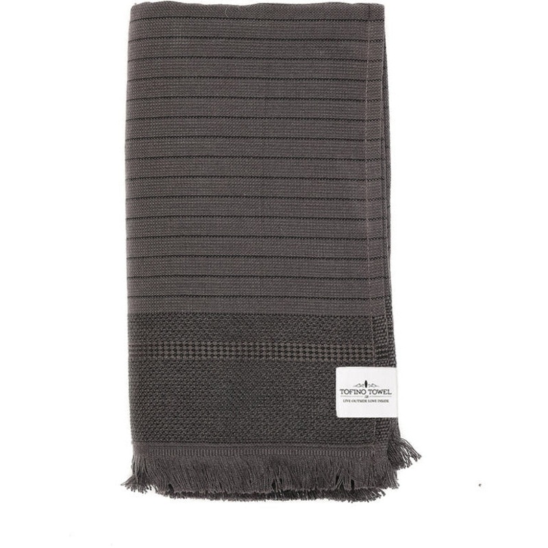 Silas Hand Towel - Charcoal