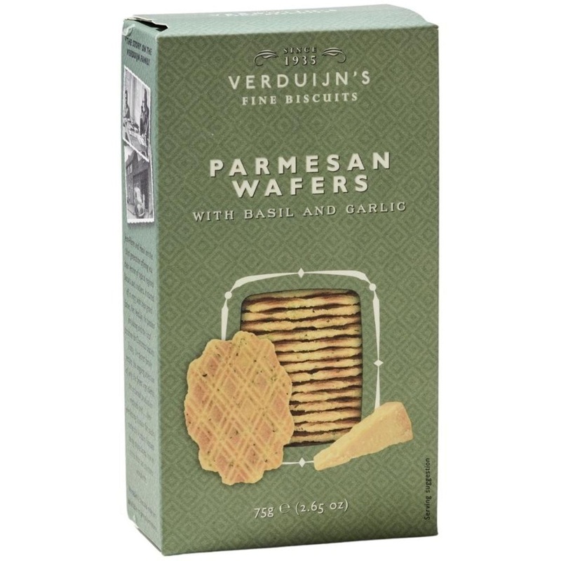 Verduijns Parmesan Wafers with Basil and Garlic