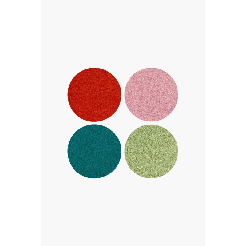 Graf Lantz Round Coaster Set - Happy