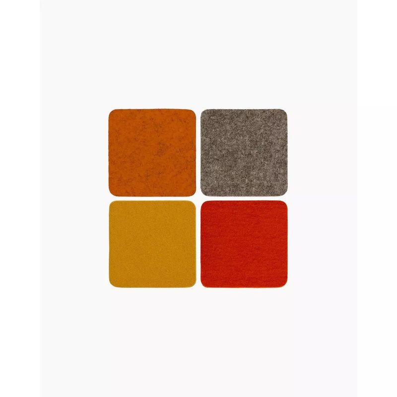Graf Lantz Square Coaster Set - Flame