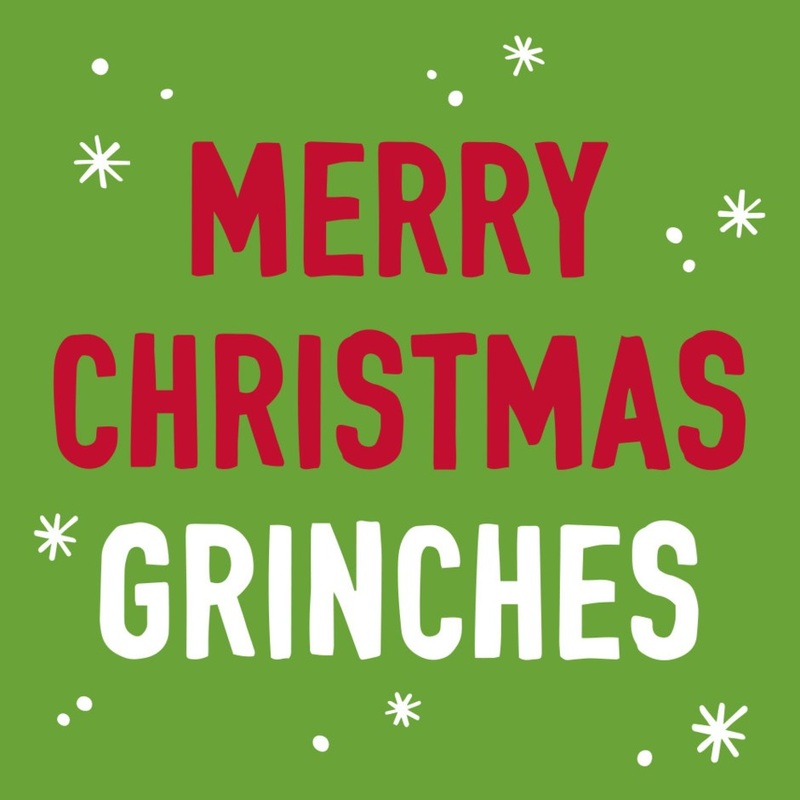 Paper Cocktail Napkins - Grinches