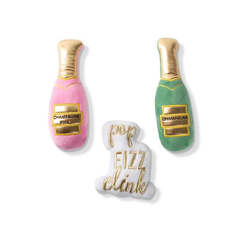 Pet Toy Set/3 Champagne