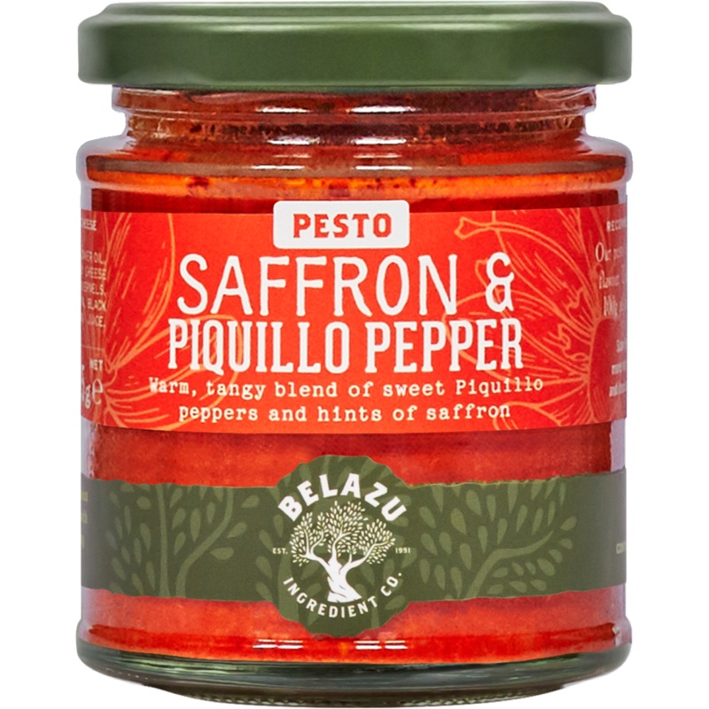 Saffron & Piquillo Pepper Pesto
