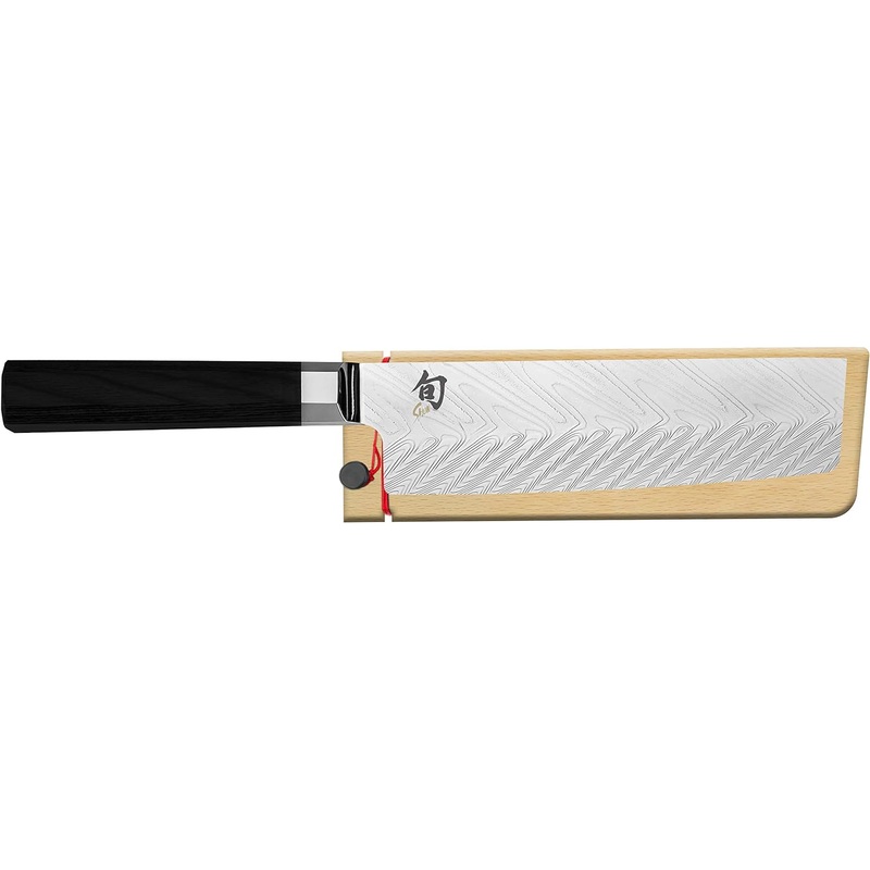 Shun Cutlery Dual Core Nakiri Knife with Saya 6.5"