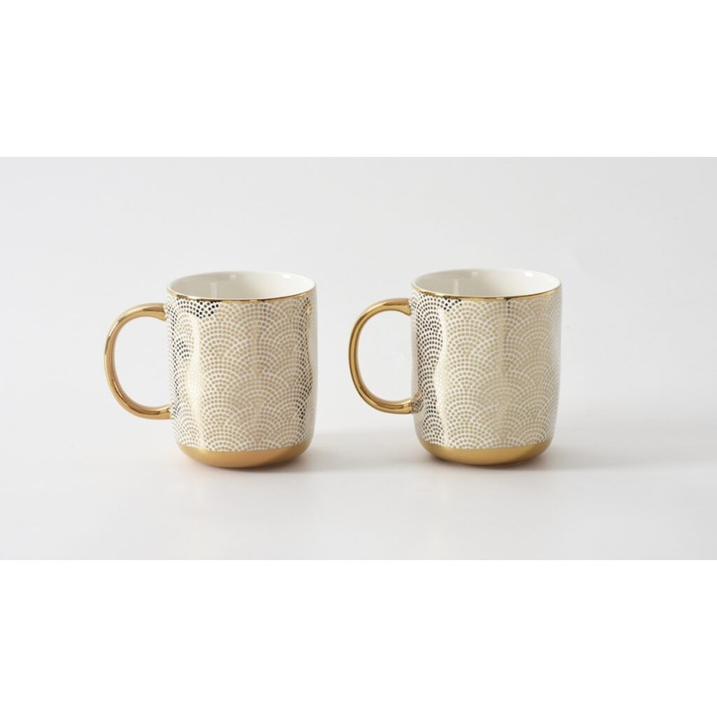 Pampa Bay Set of 2 Dotted Mugs