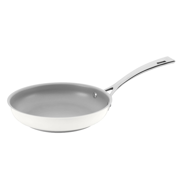Cuisinart 8" Matte White Nonstick Skillet