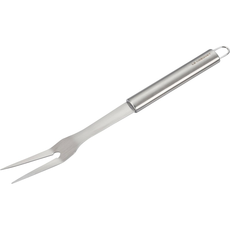 Le Creuset Alpine Stainless Steel BBQ Two-Pronged Fork, 17.5"