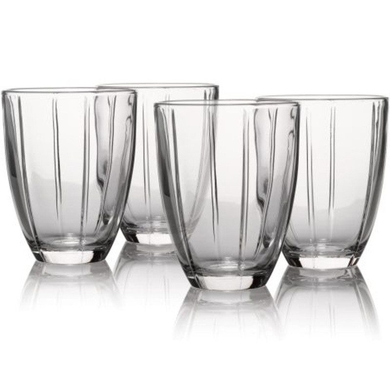 Noritake Colorwave Clear (Glass) Tumbler, 12 oz., Set of Four