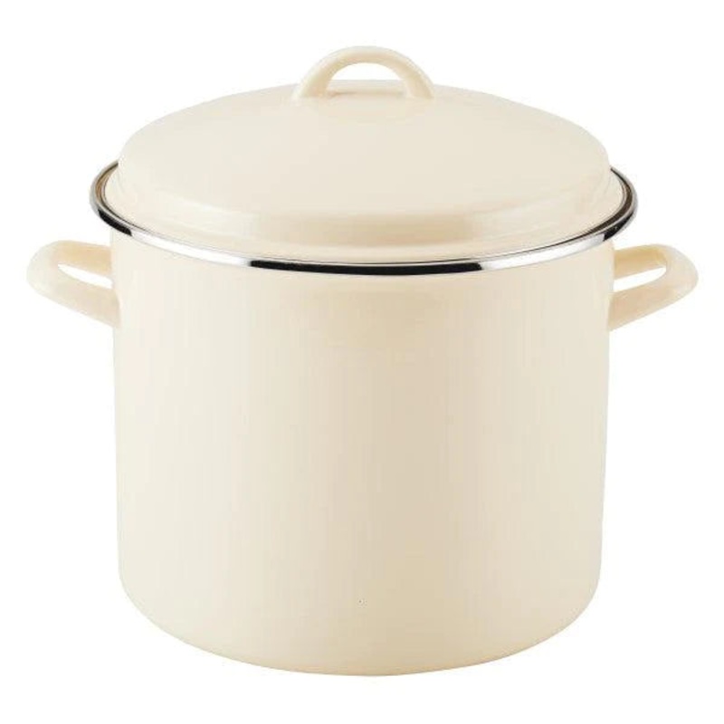 Rachael Ray Enamel On Steel Covered Stock Pot, 12 Qt.
