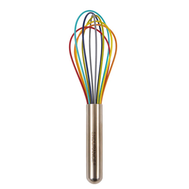 RSVP Endurance Silicone Rainbow Whisk 8"
