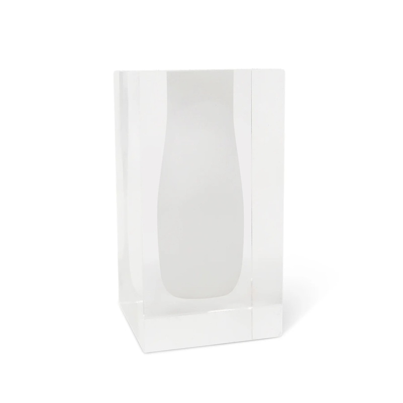 Vivience Double Wall Crystal Inner Bud Vase
