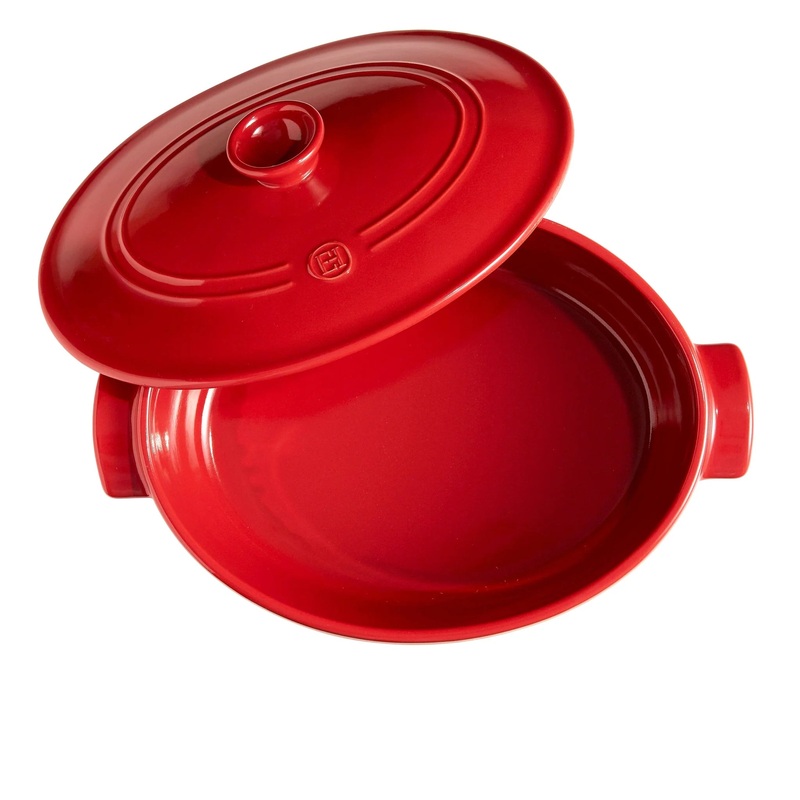 Emile Henry Oval Dutch Oven Stew Pot, 6.3 qt