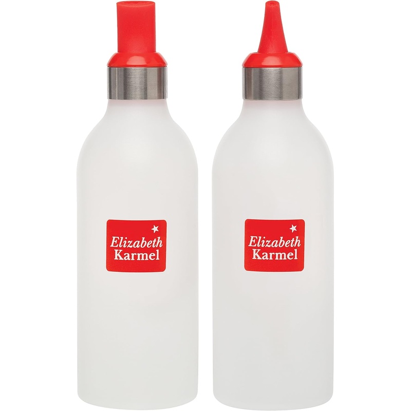 Harold Import Elizabeth Karmel Saucy Squeeze Bottles, set/2