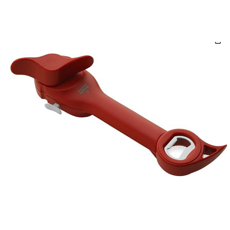 Kuhn Rikon Auto Safety Master Opener for Cans, Bottles and Jars, 9 x 2.75 inches