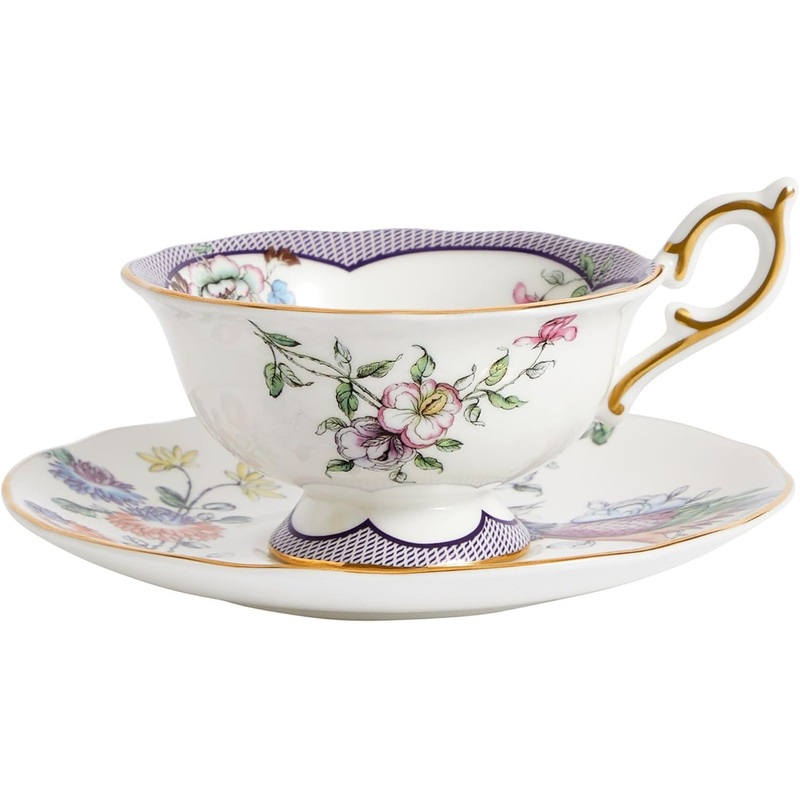 Wedgwood Fortune Teacup & Saucer 150ml 5floz