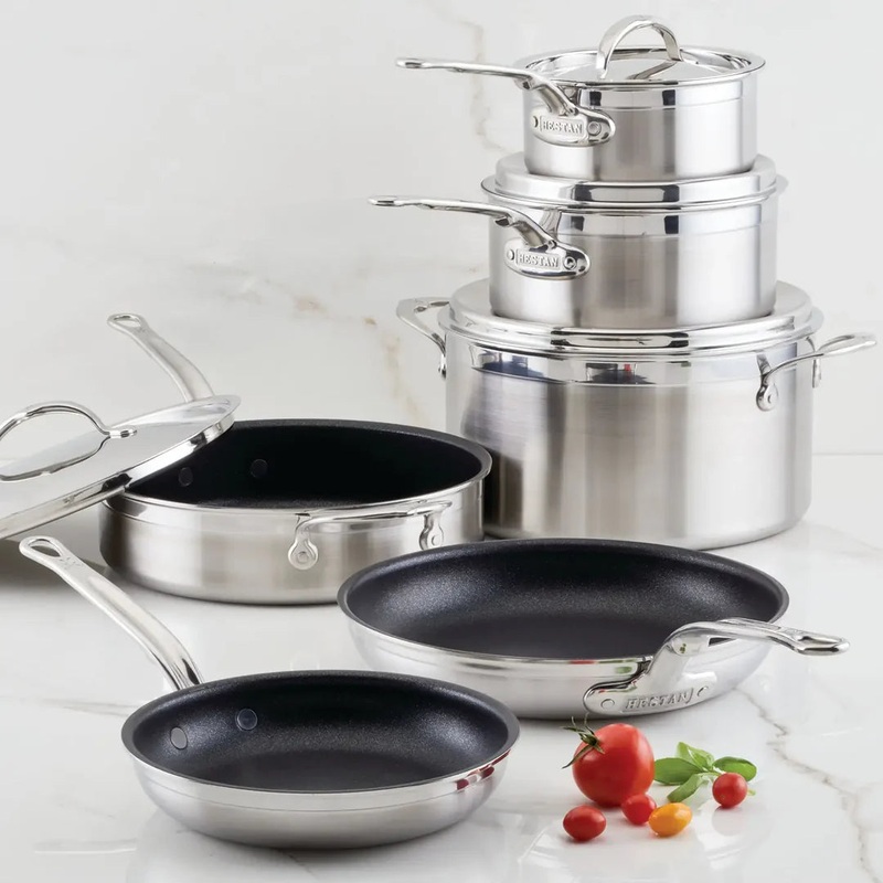 Hestan ProBond Premium TITUM Nonstick Cookware 10 piece Set