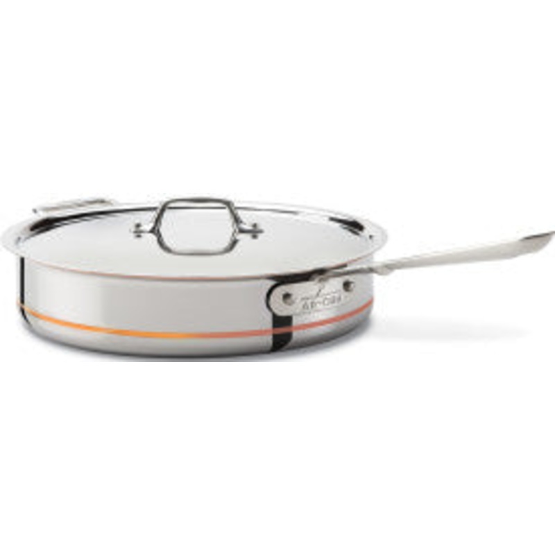 All-Clad, 6405 SS, 5 Qt. Saute Pan w/ Lid, with Copper Center