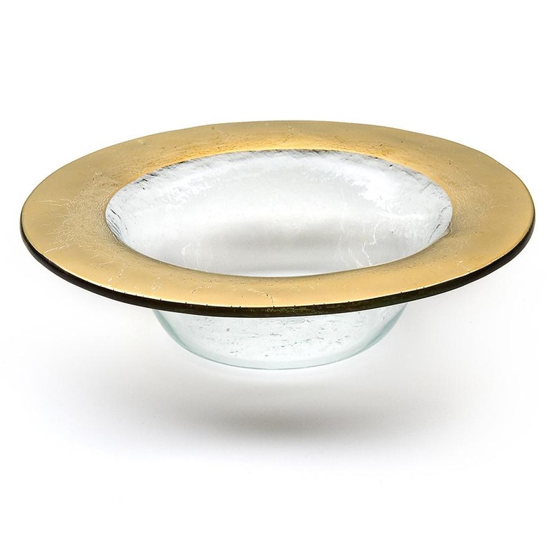 Annieglass Roman Antique 8" Wine Coaster