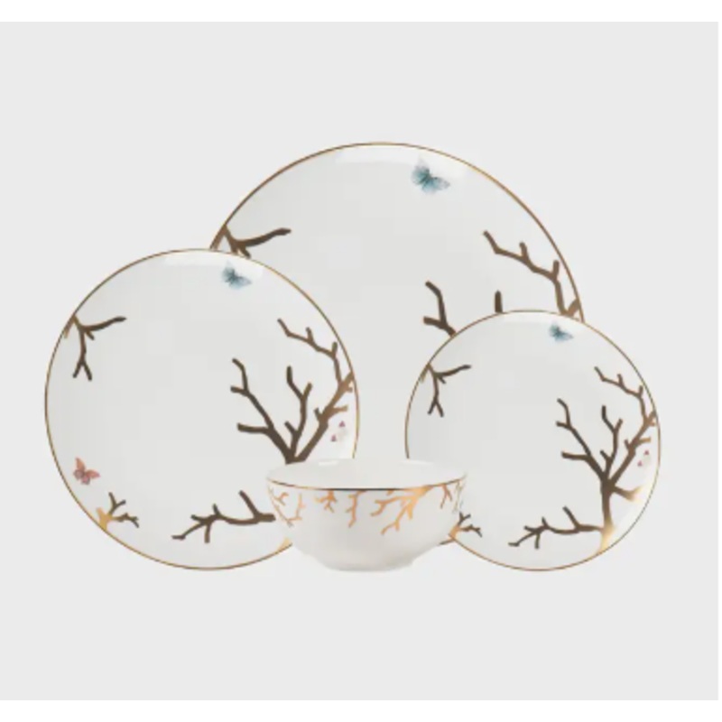 Aurelia Flutter Dinnerware - 16 Pc/ Service For 4