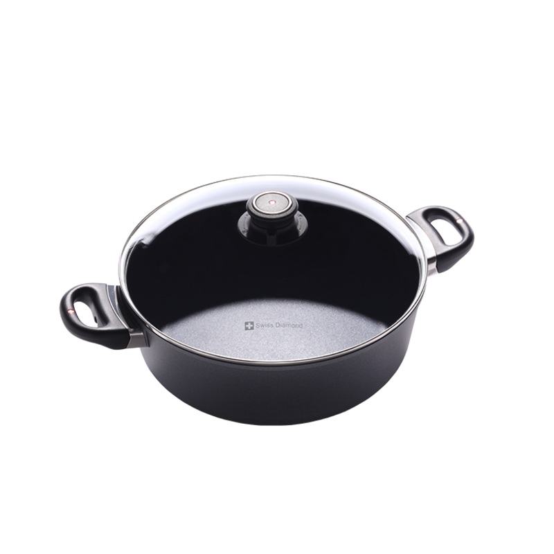 Swiss Diamond Induction Non-Stick 11-inch Braiser with Lid