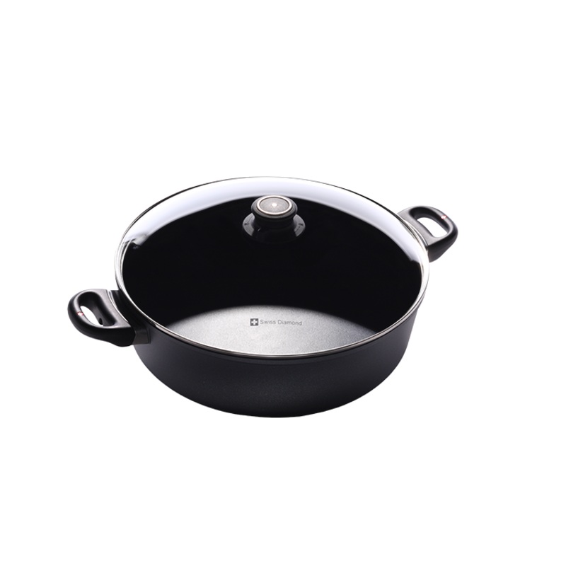Swiss Diamond Induction Non-Stick 12.5-inch Braiser with Lid