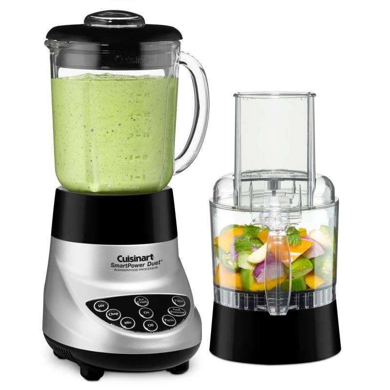 Cuisinart BFP-703BC Smart Power Duet Blender/Food Processor, Brushed Chrome