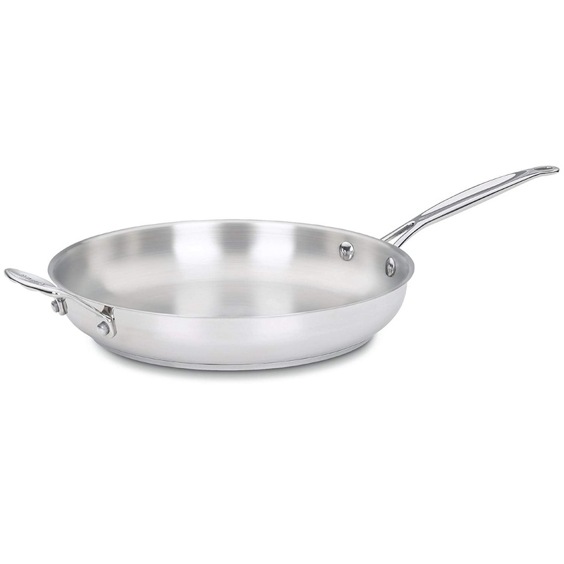 Cuisinart Chef's Classic Stainless Open Skillet with Helper Handle