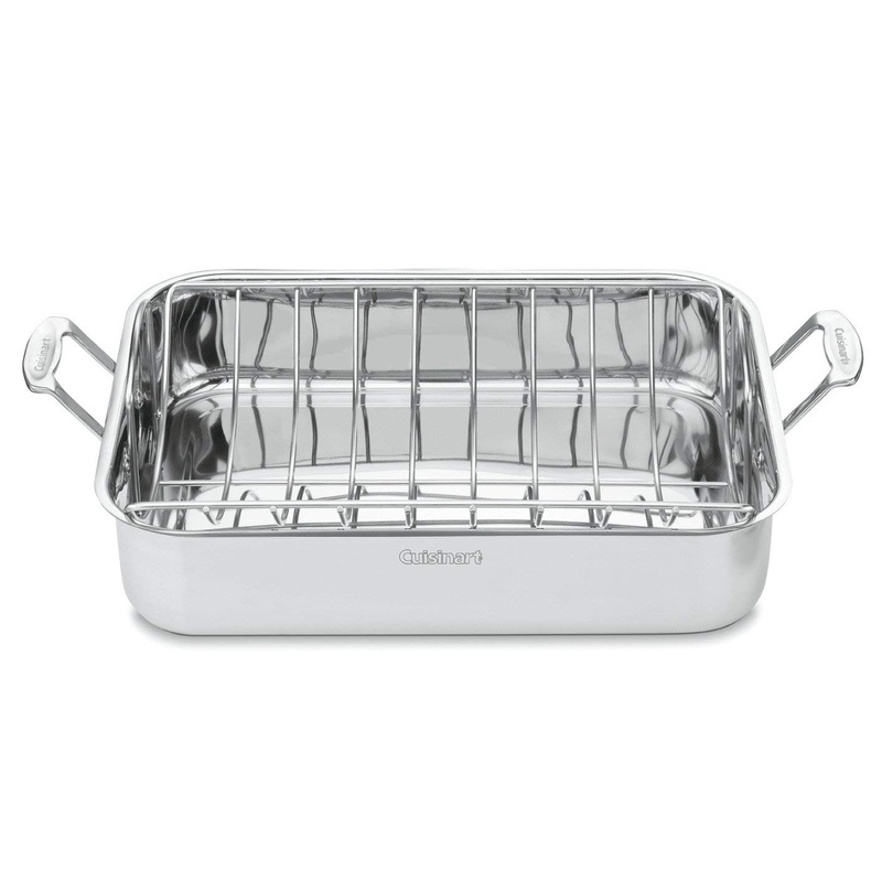 Cuisinart Chef's Classic Stainless Pan with Stainless Roasting Rack