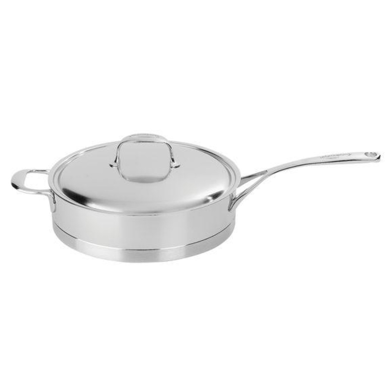 Demeyere Atlantis 3 Quart Stainless Steel Saute Pan with Helper Handle