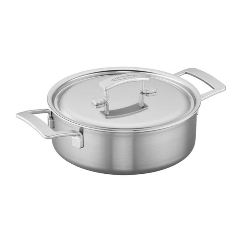 Demeyere Industry 4 Quart Stainless Steel Deep Saute Pan