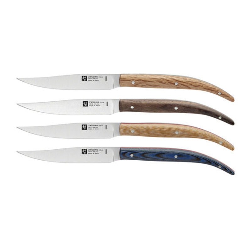 Zwilling Toro 4 Piece Steak Knife Set in Beechwood Presentation Box