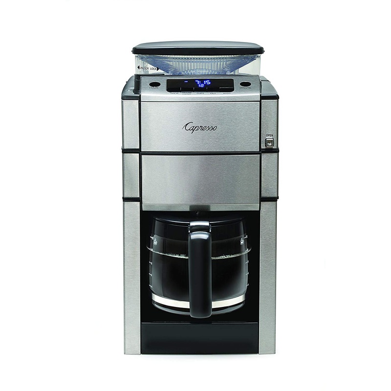 Capresso 487.05 CoffeeTEAM PRO Plus Glass 12-Cup Glass Carafe Coffee Maker