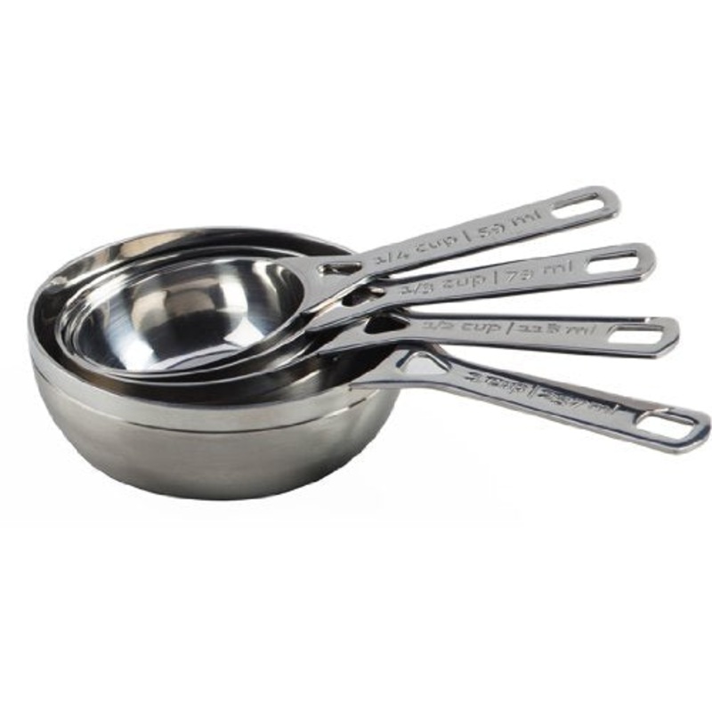 Le Creuset Stainless Steel Measuring Cups - Set of 4