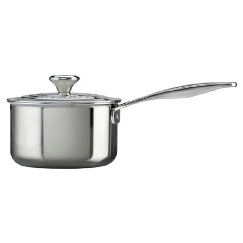 Le Creuset Stainless Steel Saucepan with Lid