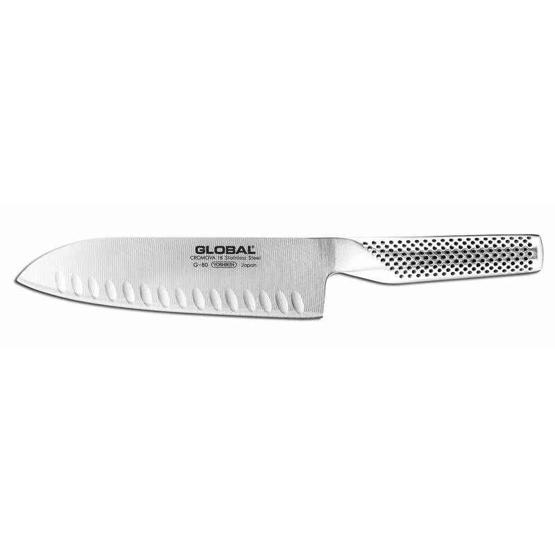 Global 7" Santoku Hollow Ground Knife, G-48
