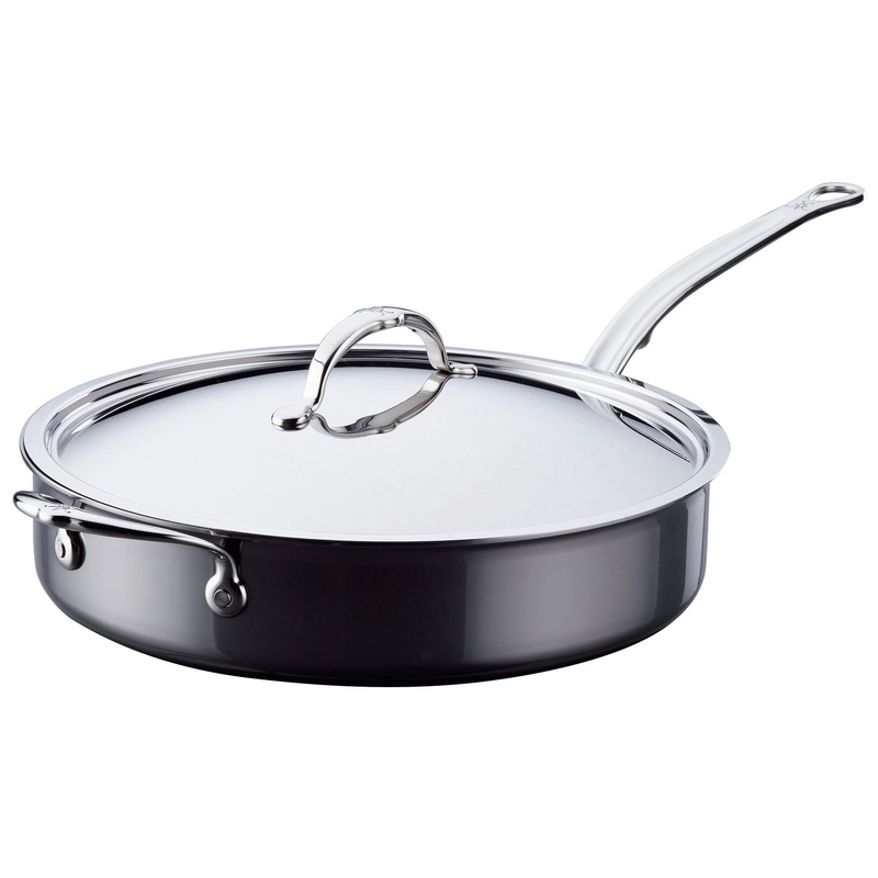 Hestan Nanobond 5 quart Covered Saute with helper handle