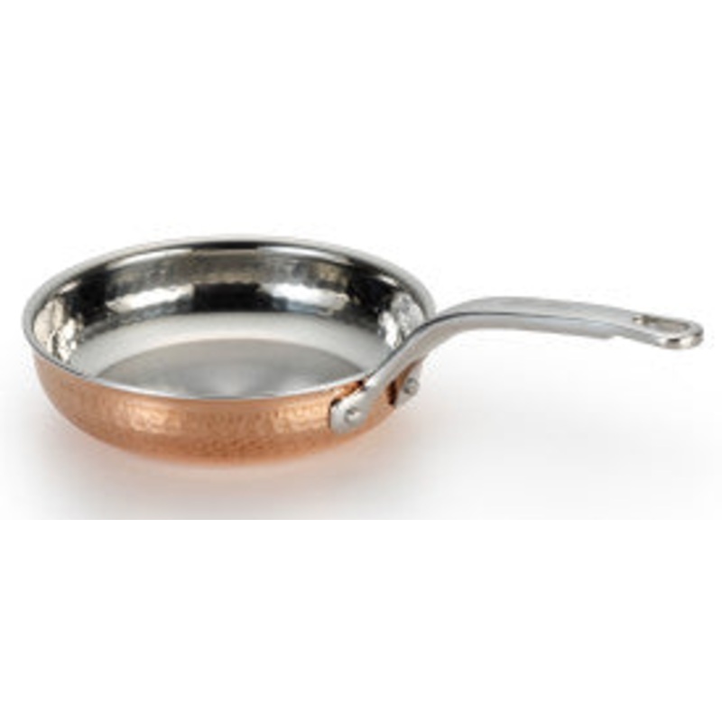 Lagostina Martelleta 3 Ply Hammered Copper 8 Inch Skillet