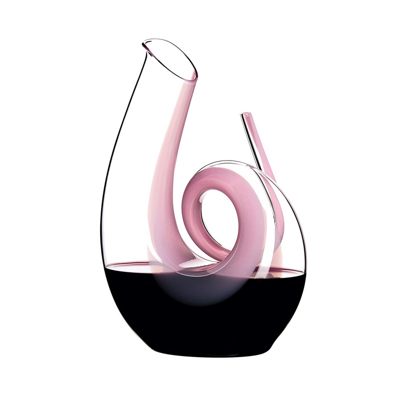 Riedel Curly Decanter Pink