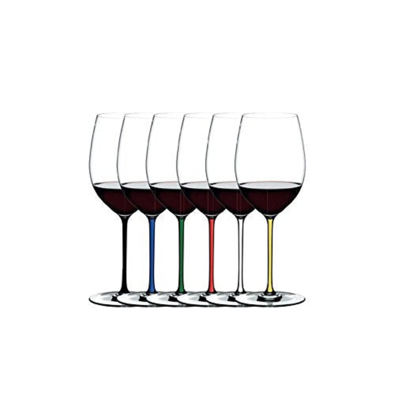 Riedel Fatto A Mano Cabernet Merlot Gift Set of 6 Assorted