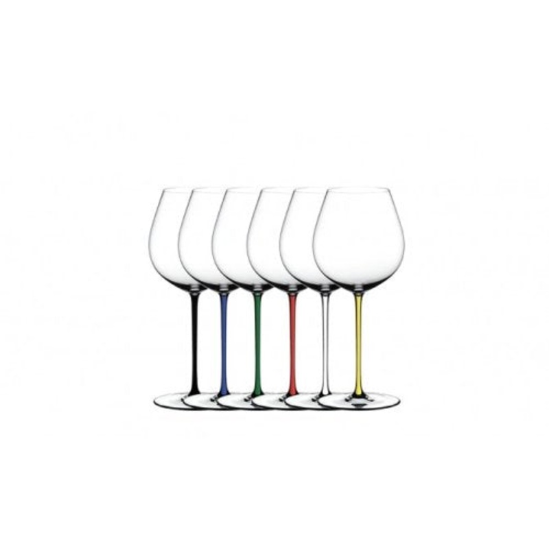 Riedel Fatto A Mano Old World Pinot Noir Gift Set Set of 6 Assorted