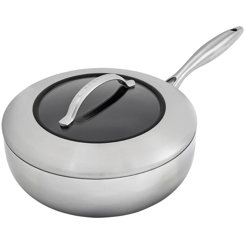 Scanpan CTX 4 Quart 10.25 inch Deep Saute Pan With Lid