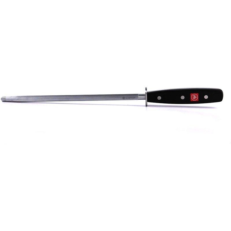 Wusthof 9 Inch  Honing Steel, Triple Rivet, Blister